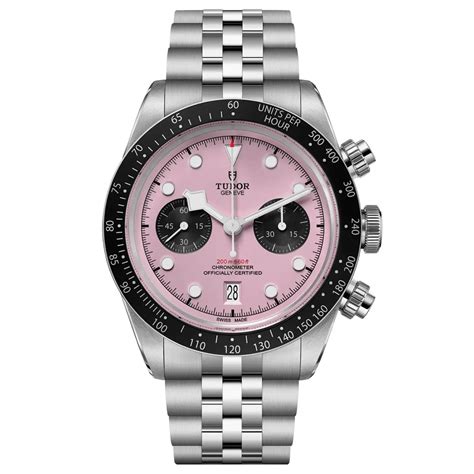 tudor pink black bay chrono|tudor 79360n 0019.